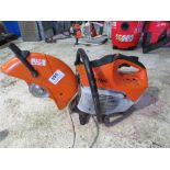 STIHL TS410 PETROL CUT OFF SAW. THIS LOT IS SOLD UNDER THE AUCTIONEERS MARGIN SCHEME, THEREFORE NO