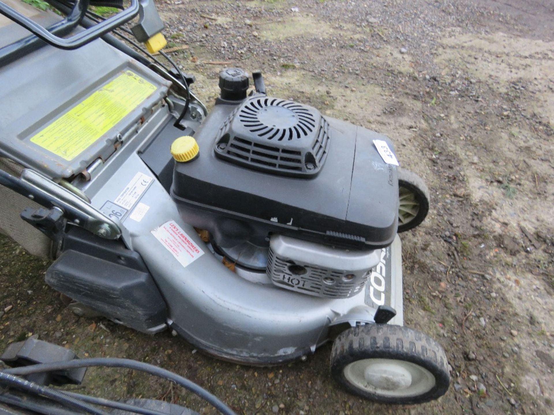 COBRA PETROL LAWNMOWER WITH ROLLER AND REAR COLLECTOR. THIS LOT IS SOLD UNDER THE AUCTIONEERS MA - Image 2 of 3