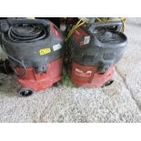 2 X HILTI VCD40 HEAVY DUTY VACUUM CLEANERS, 110VOLT