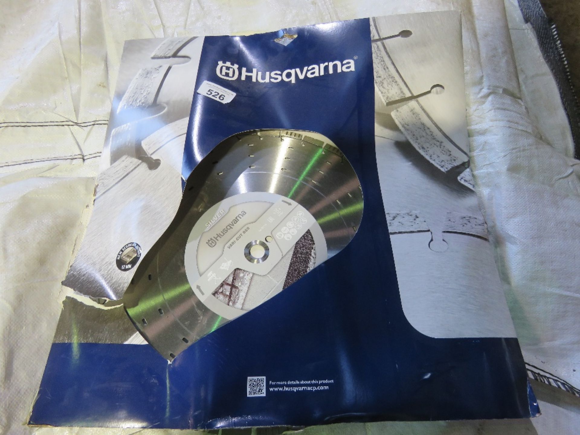 HUSQVARNA VARICUT S65 UNUSED DIAMOND SAW BLADE.