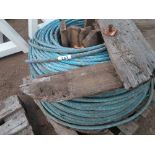 LARGE ROLL OF HEAVY DUTY ROPE. THIS LOT IS SOLD UNDER THE AUCTIONEERS MARGIN SCHEME, THEREFORE NO