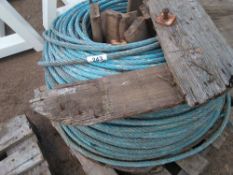 LARGE ROLL OF HEAVY DUTY ROPE. THIS LOT IS SOLD UNDER THE AUCTIONEERS MARGIN SCHEME, THEREFORE NO