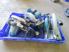 3 X MAKITA CIRCULAR SAWS 240V POWERED.