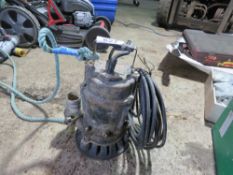 110VOLT POWERED SUBMERSIBLE WATER PUMP. THIS LOT IS SOLD UNDER THE AUCTIONEERS MARGIN SCHEME, THE