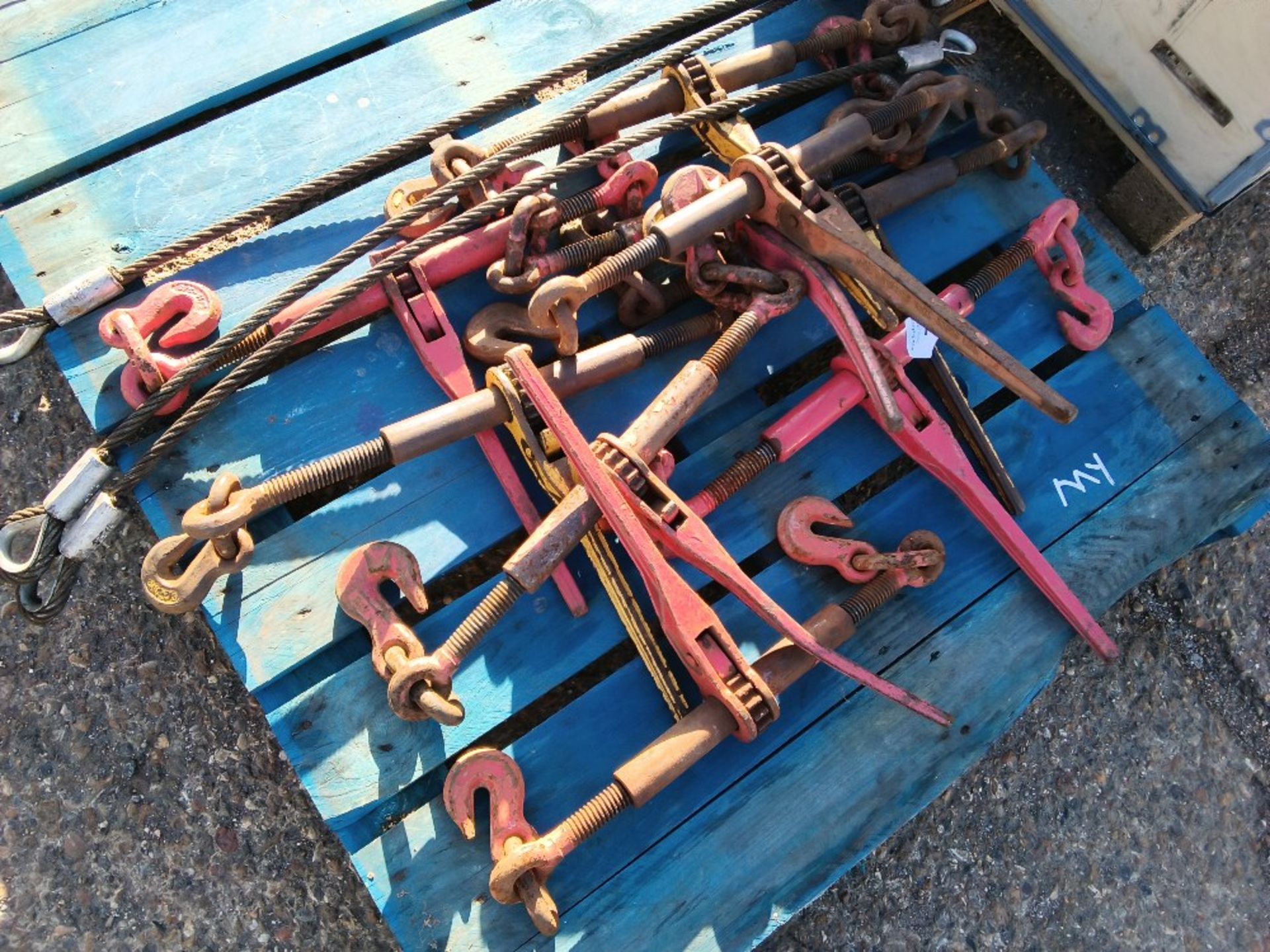 9NO USED RATCHET LOAD BINDERS / CHAIN TIGHTENERS. - Image 2 of 2