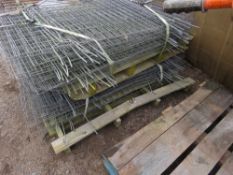 2 X PALLETS OF SCAFFOLD SAFETY MESH PANELS.