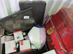 ASSORTED CCTV CAMERA ITEMS AND SECURITY RELATED PRODUCTS. THIS LOT IS SOLD UNDER THE AUCTIONEERS