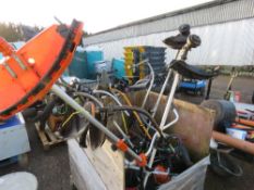 QUANTITY OF ASSORTED STRIMMERS AND GARDEN TOOLS. THIS LOT IS SOLD UNDER THE AUCTIONEERS MARGIN SC