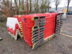 2 X PALLETS OF CHAPTER 8 BARRIERS. THIS LOT IS SOLD UNDER THE AUCTIONEERS MARGIN SCHEME, THEREFOR