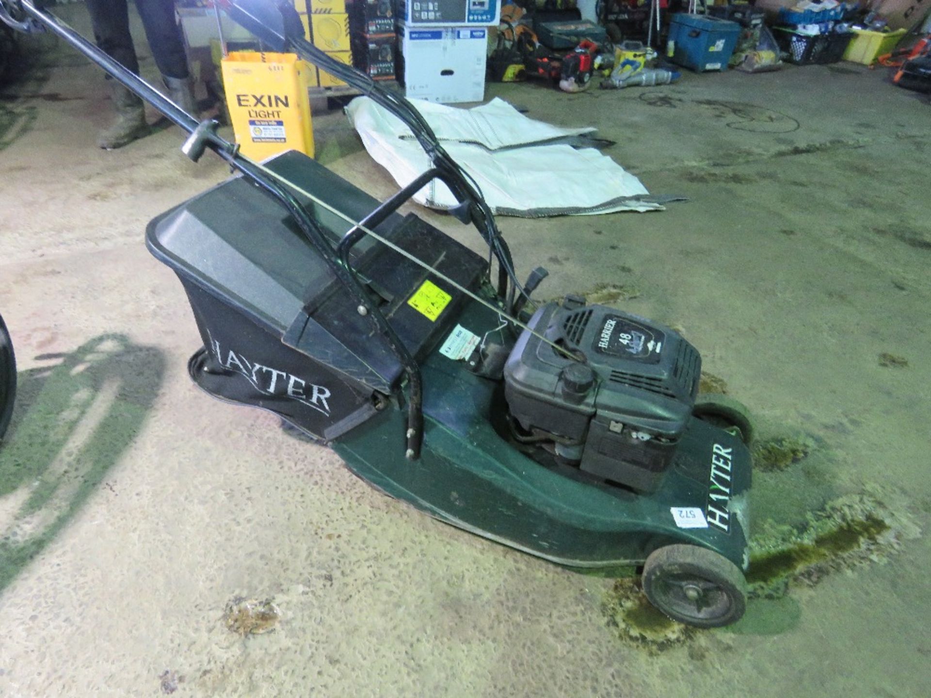 HAYTER HARRIER 48 ROLLER MOWER WITH COLLECTOR. THIS LOT IS SOLD UNDER THE AUCTIONEERS MARGIN SCHE - Image 3 of 3