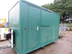 TOWED SINGLE AXLED WELFARE TRAILER WITH DRYING ROOM, KITCHEN/CANTEEN, TOILET AND POWERED BY A DIESEL