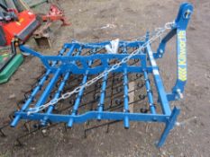 KILWORTH 1.5METRE WIDE DE-THATCHING PASTURE HARROW, UNUSED/SHOP SOILED. DIRECT FROM LOCAL COMPANY AS