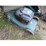 HAYTER HARRIER PETROL LAWNMOWER WITH ROLLER AND REAR COLLECTOR. THIS LOT IS SOLD UNDER THE AUCTI