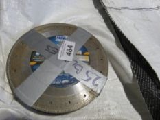 25 NO. DIAMOND TIP TILE CUTTING BLADES, 250 X 1.8 X 25