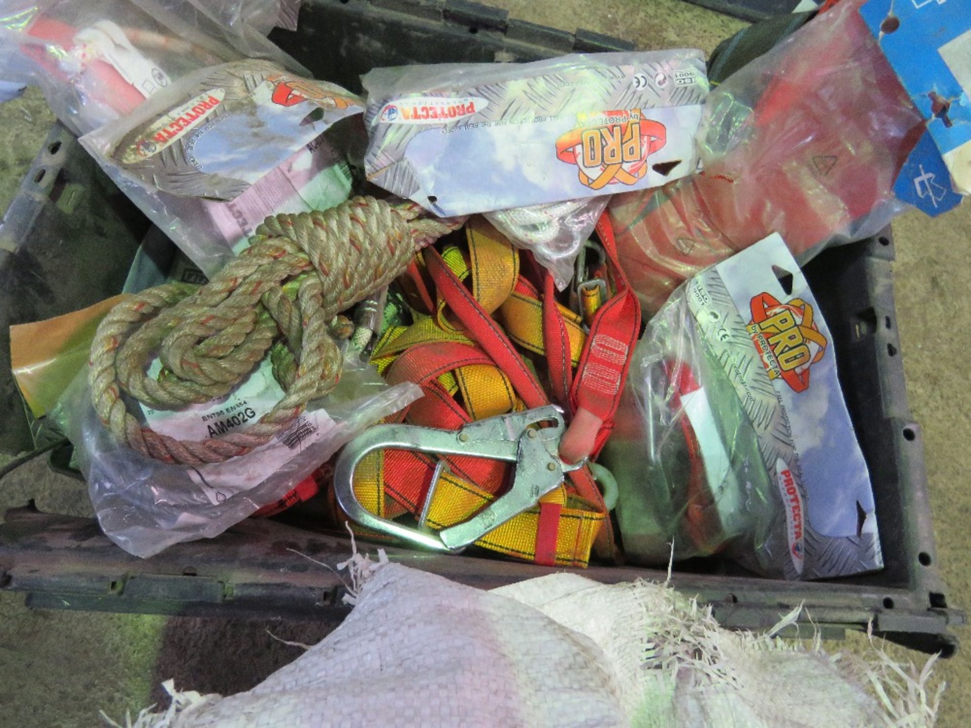 QUANTITY OF SAFETY HARNESS, ROPES ETC.