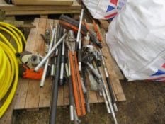 QUANTITY OF ASSORTED STIHL LONG REACH HEDGE CUTTER SPARES ETC.