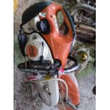 STIHL TS410 PETROL SAW PLUS ANOTHER FOR SPARES.