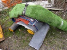 ASSORTED ASTRO TURF MATTING, AS SHOWN. THIS LOT IS SOLD UNDER THE AUCTIONEERS MARGIN SCHEME, THER