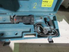 MAKITA RECICPROCATING SAW, 240VOLT. SOURCED FROM LOCAL DEPOT CLOSURE.