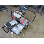 PETROL ENGINED GENERATOR PLUS 2 X 240VOLT YARD LIGHTS.