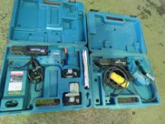 2 X MAKITA BATTERY POWERED SCREW GUNS.