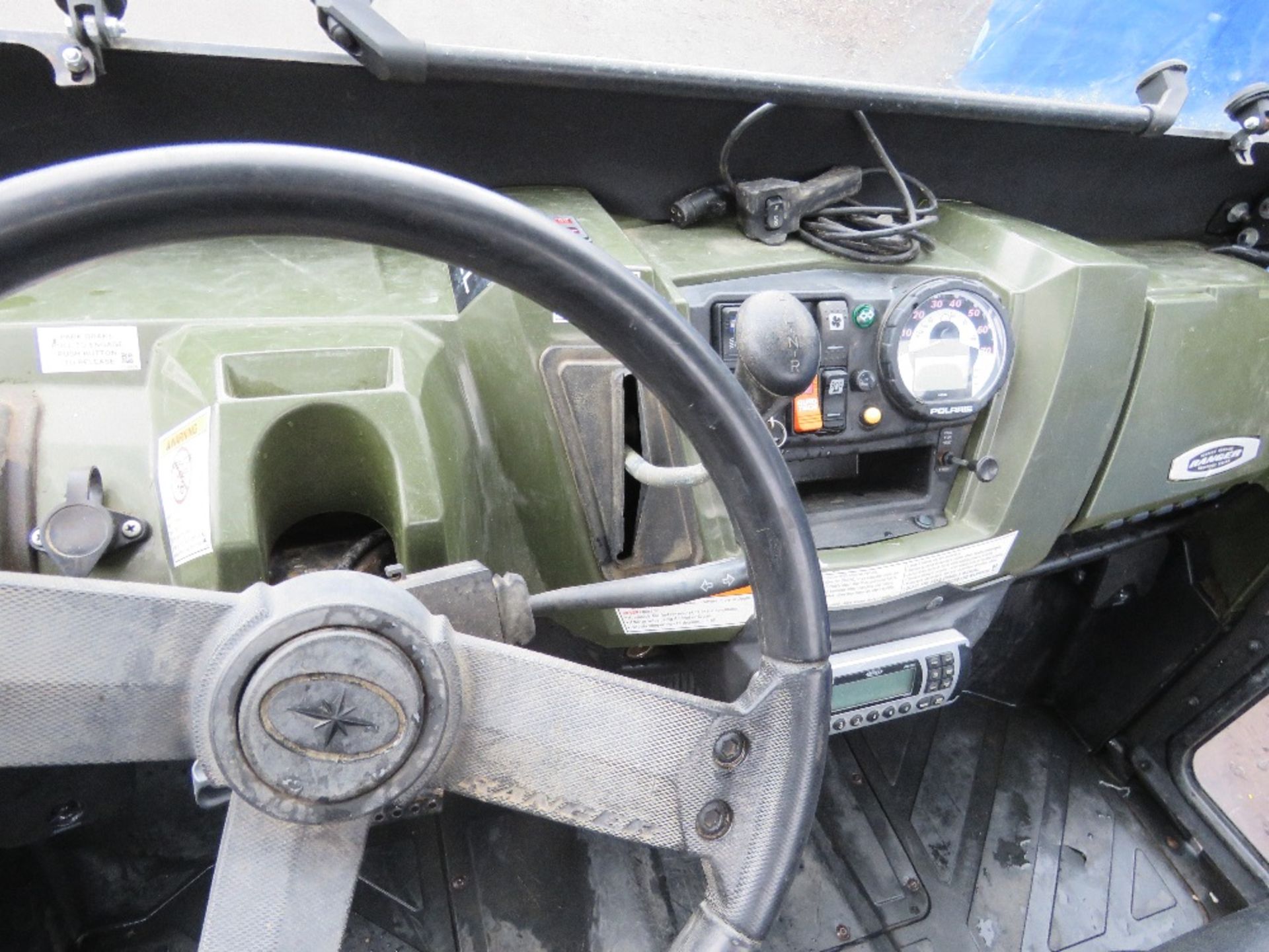 POLARIS 900D CABBED RANGER DIESEL ENGINED ROUGH TERRAIN OFF ROAD BUGGY UTILITY VEHICLE 1363 REC HOUR - Image 3 of 9