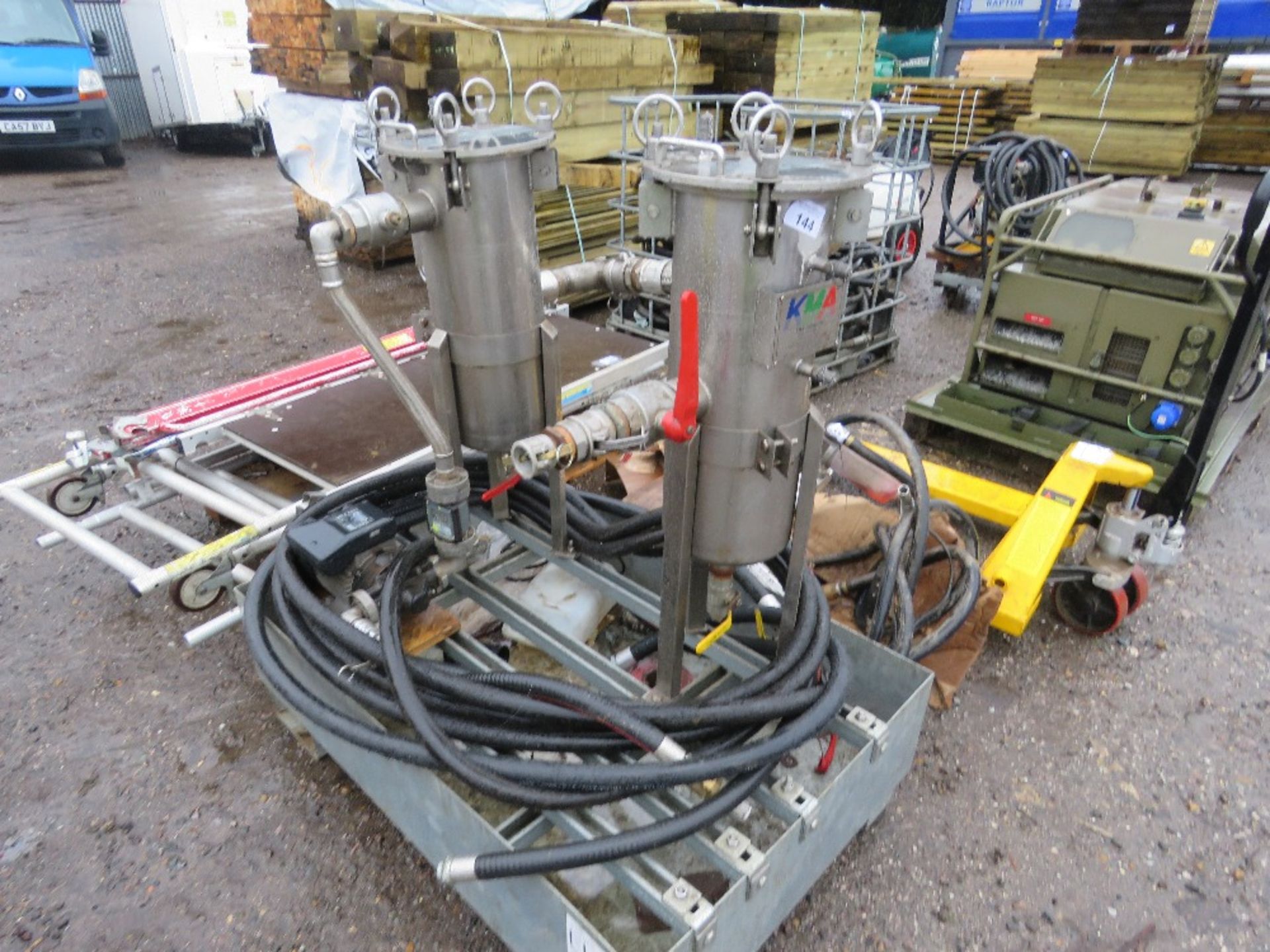 KMA FUEL FILTATION UNIT WITH PUMP AS SHOWN. SOURCED FROM COMPANY LIQUIDATION. THIS LOT IS SOLD U - Image 2 of 7