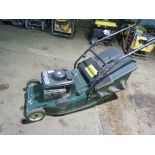 HAYTER HARRIER ROLLER MOWER WITH COLLECTOR. THIS LOT IS SOLD UNDER THE AUCTIONEERS MARGIN SCHEME,