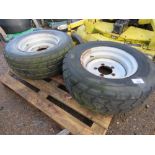 2 X 5 STUD TRAILER WHEELS AND TYRES 275/65R16.