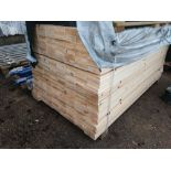 PACK OF UNTREATED TIMBER CAPPING BOARDS 1.88M LENGTH X 120MM X 20MM APPROX.