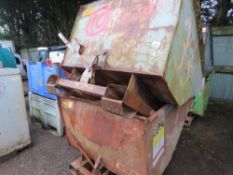 2 X FORKLIFT MOUNTED TIPPING SKIPS, SOURCED FROM DEPOT CLEARANCE.