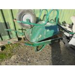 2NO HEAVY DUTY WHEEL BARROWS. THIS LOT IS SOLD UNDER THE AUCTIONEERS MARGIN SCHEME, THEREFORE NO