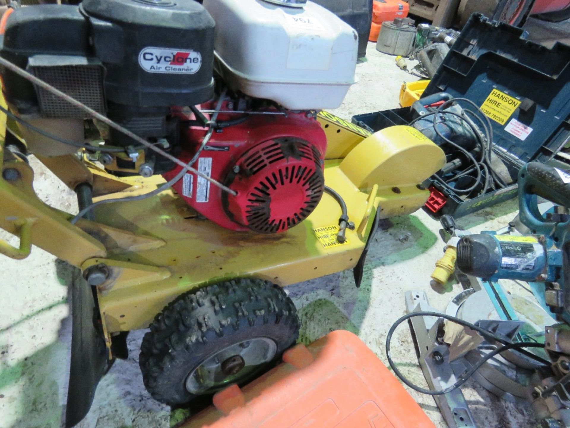 HEAVY DUTY PETROL ENGINED STUMP GRINDER. SOURCED FROM LOCAL DEPOT CLOSURE. - Image 4 of 6