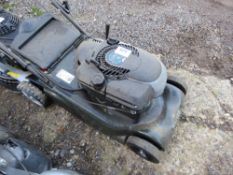 HAYTER HARRIER 41 PETROL ENGINED ROLLER LAWNMOWER , NO COLLECTOR. THIS LOT IS SOLD UNDER THE AUCTIO