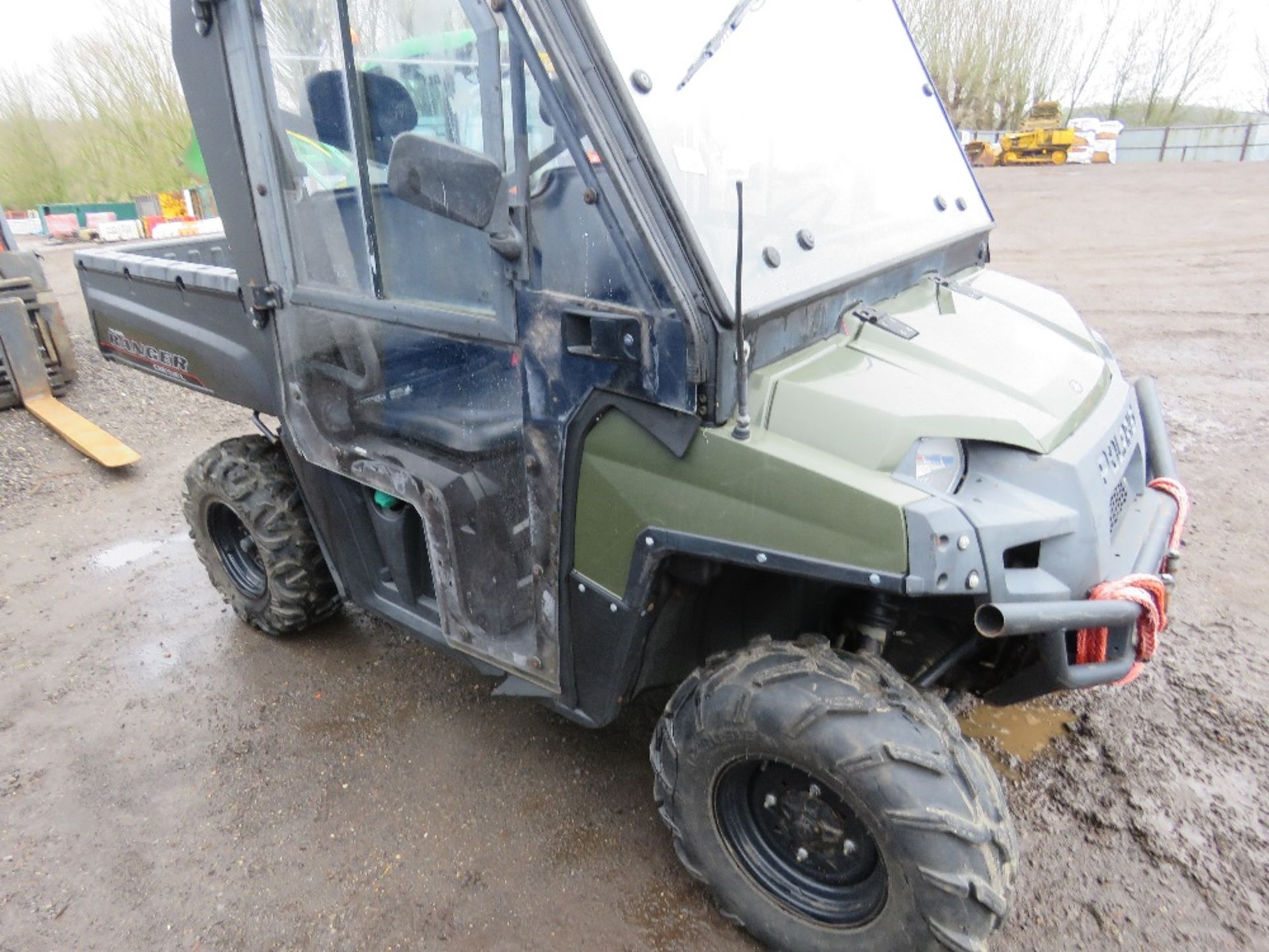 POLARIS 900D CABBED RANGER DIESEL ENGINED ROUGH TERRAIN OFF ROAD BUGGY UTILITY VEHICLE 1363 REC HOUR - Image 9 of 9