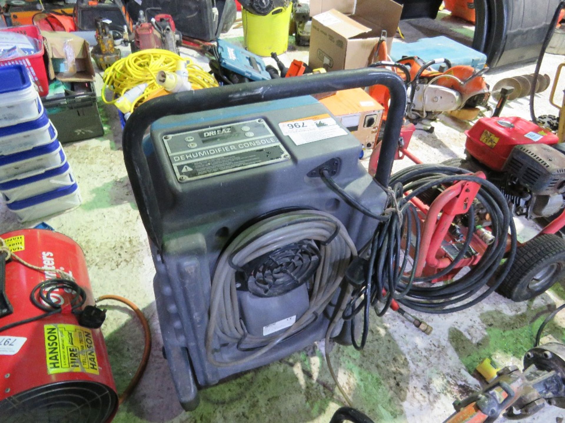 DRIEAZ HEAVY DUTY 240VOLT POWERED DEHUMIDIFIER. SOURCED FROM LOCAL DEPOT CLOSURE. - Image 3 of 5