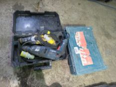 3 X 110VOLT DRILLS. THIS LOT IS SOLD UNDER THE AUCTIONEERS MARGIN SCHEME, THEREFORE NO VAT WILL B