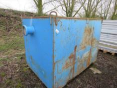 SILT SEDIMENT TANK 2M X 1.38M X 1.4M OVERALL HEIGHT APPROX.