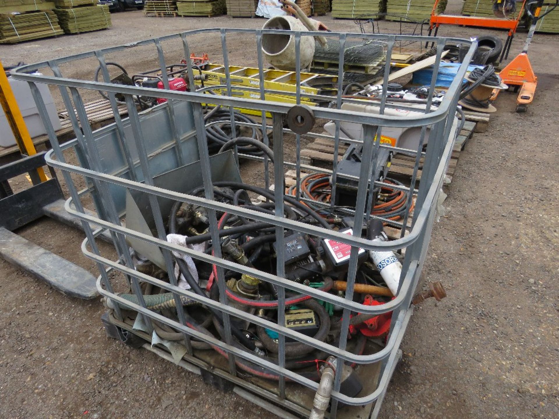 STILLAGE CONTAINING FUEL TRANSFER PUMPS AND EQUIPMENT. SOURCED FROM COMPANY LIQUIDATION. - Image 2 of 6