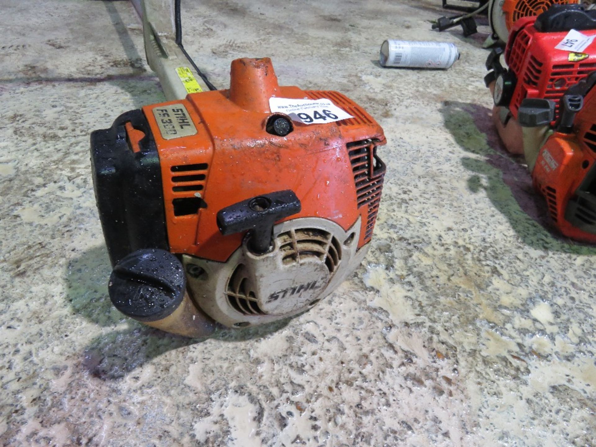 STIHL FS 300 HANDLEBAR STRIMMER. THIS LOT IS SOLD UNDER THE AUCTIONEERS MARGIN SCHEME, THEREFORE NO