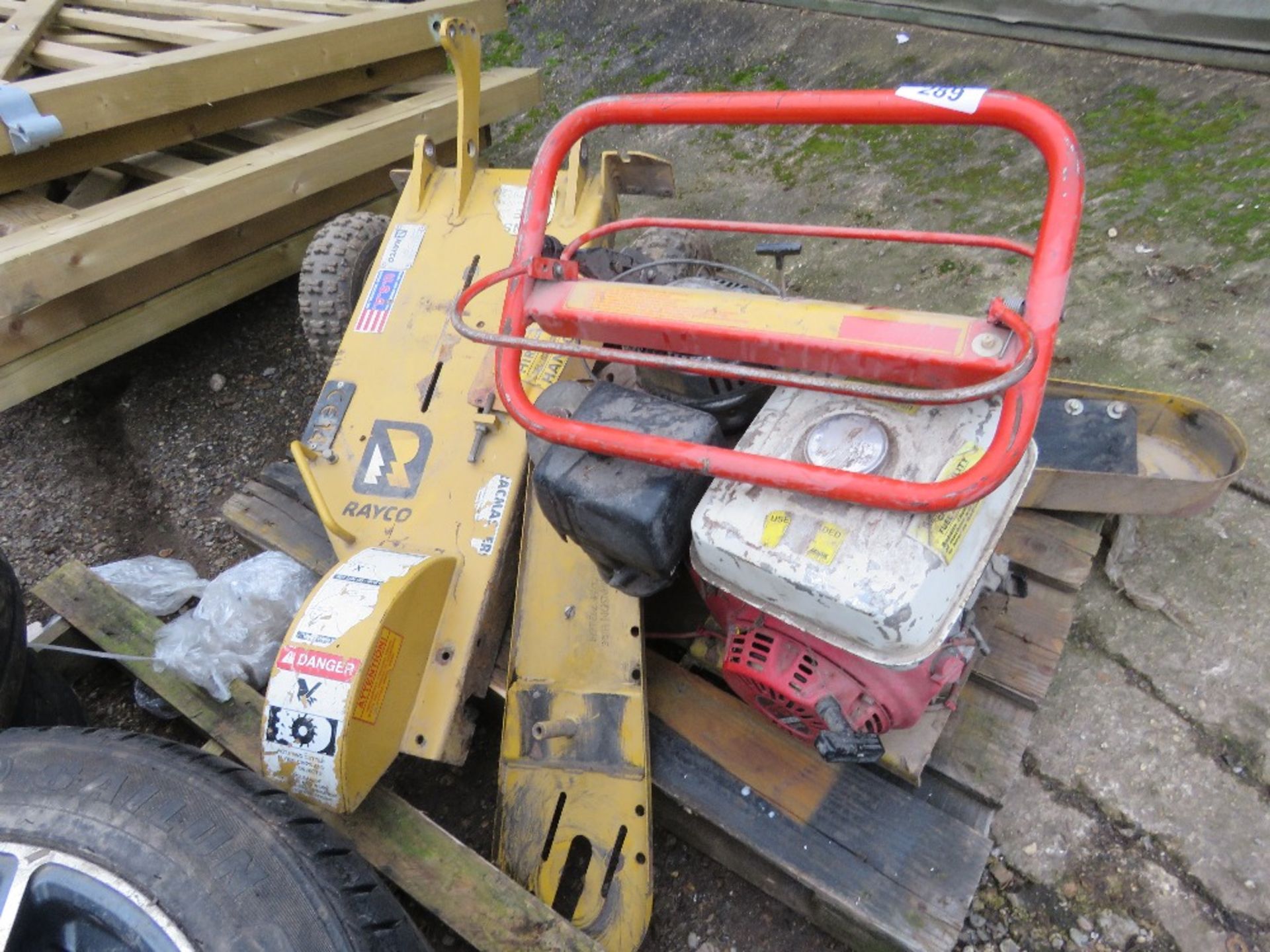 RAYCO HEAVY DUTY STUMP GRINDER PARTS. SOURCED FROM LOCAL DEPOT CLOSURE.