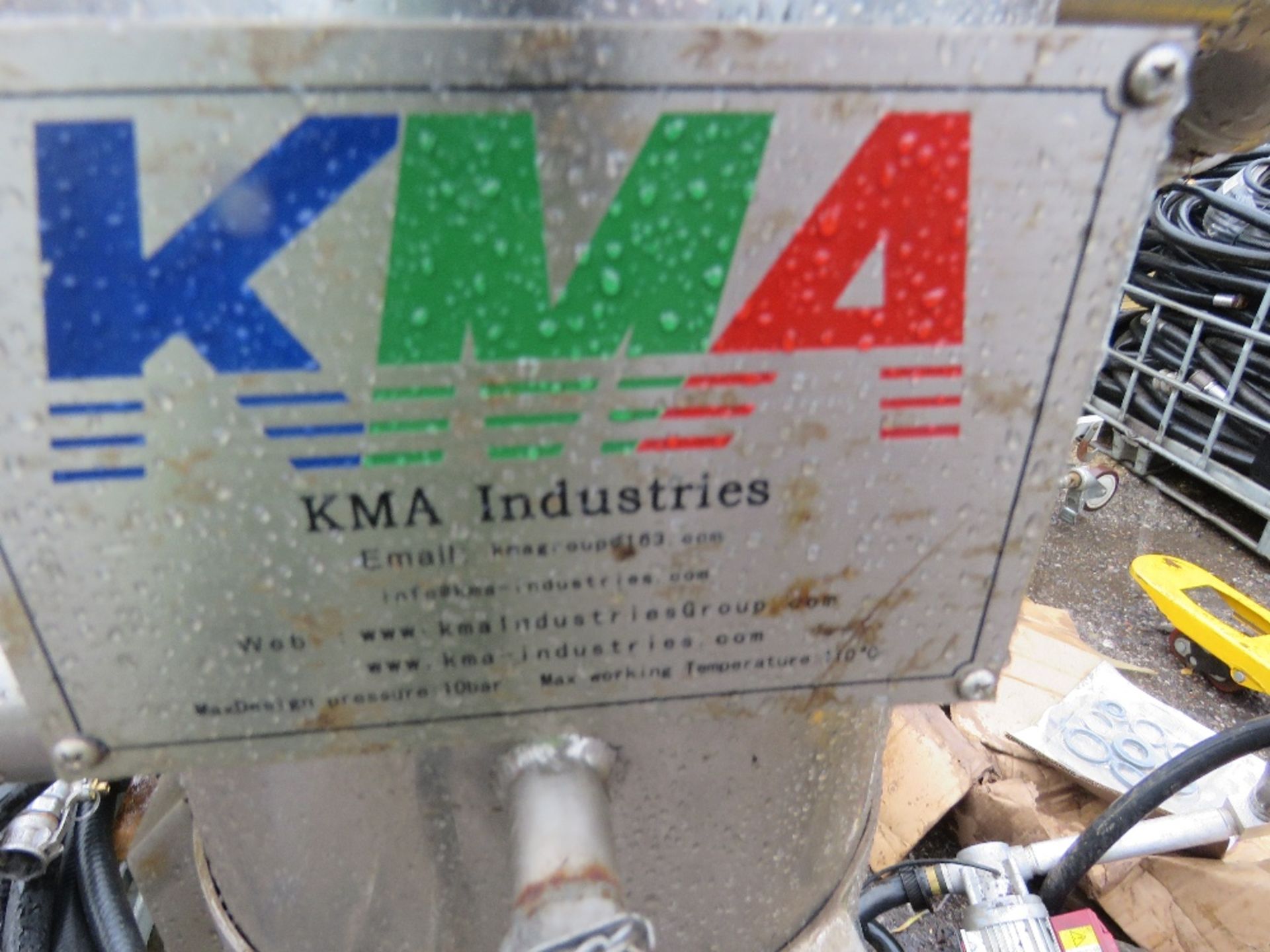 KMA FUEL FILTATION UNIT WITH PUMP AS SHOWN. SOURCED FROM COMPANY LIQUIDATION. THIS LOT IS SOLD U - Image 6 of 7