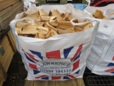 BULK BAG CONTAINING HARDWOOD LOGS. THIS LOT IS SOLD UNDER THE AUCTIONEERS MARGIN SCHEME, THEREFO