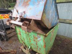 2 X FORKLIFT MOUNTED TIPPING SKIPS, SOURCED FROM DEPOT CLEARANCE.