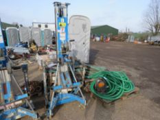 GENIE SLA10 MANUAL OPERTED HOIST / LIFT UNIT WITH FORKS. DIRECT FROM LOCAL COMPANY.