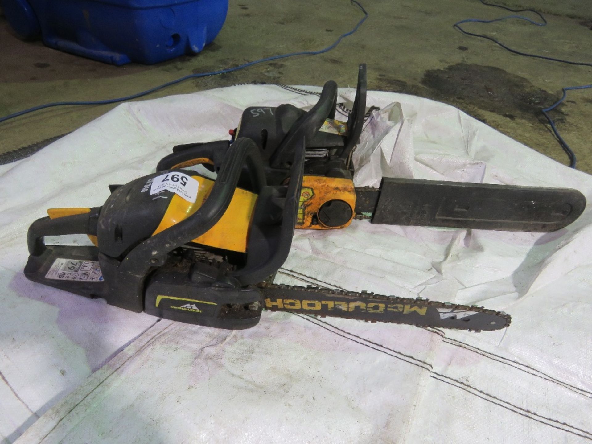 2 X McCULLOCH PETROL CHAINSAWS. - Image 2 of 3