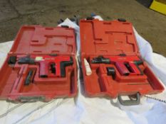 2 X HILTI NAIL GUNS.