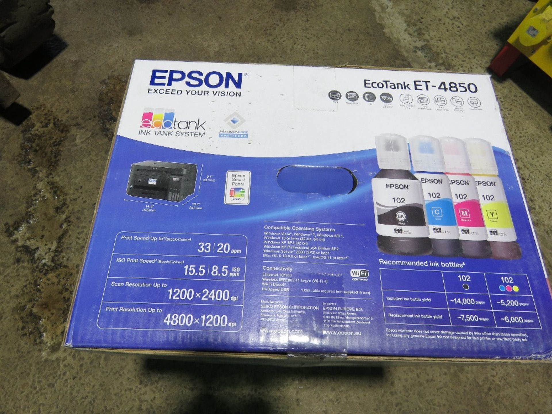 EPSON ET4850 PRINTER, BOXED. SOURCED FROM COMPANY LIQUIDATION. - Image 2 of 3