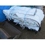 BUNDLE OF APPROXIMATELY 75NO FIBC 1 TONNE 2 CU METERE BULK BAGS.