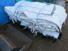 BUNDLE OF APPROXIMATELY 75NO FIBC 1 TONNE 2 CU METERE BULK BAGS.